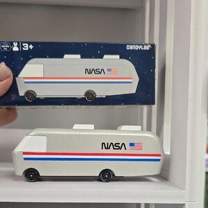 NIB NASA Space Rover Toy Wooden Diecast Vintage Inspired Boutique Toy